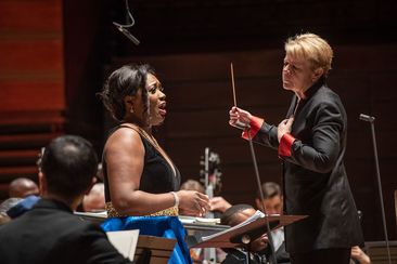 Angel Blue & Marin Alsop © Matthew Hall